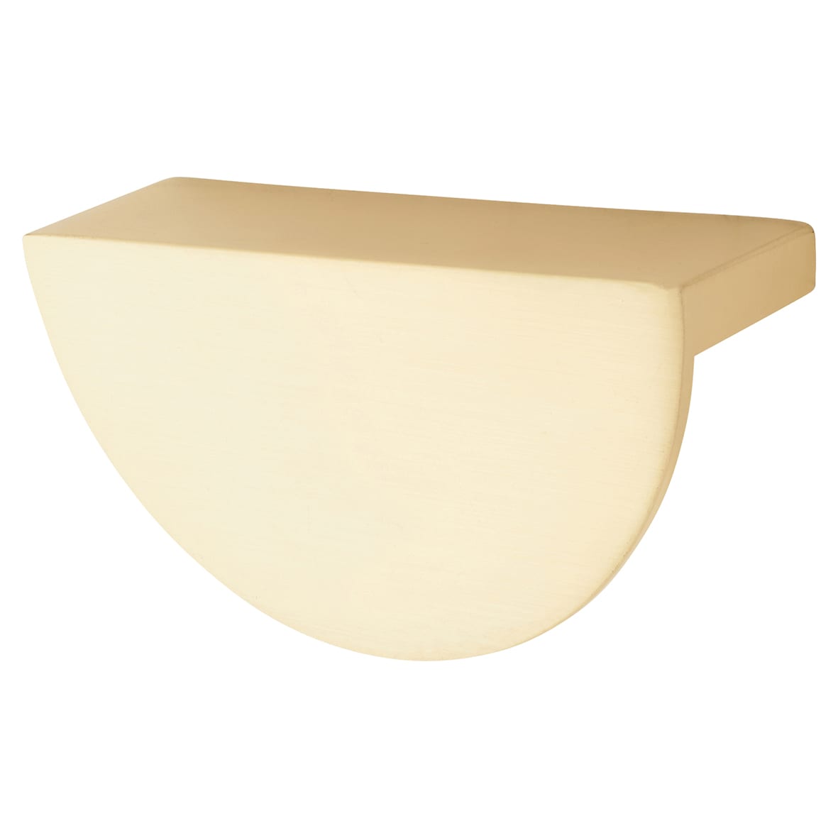 Otley Cabinet Finger Pull Handle - 64mm Centres - Satin Brass
