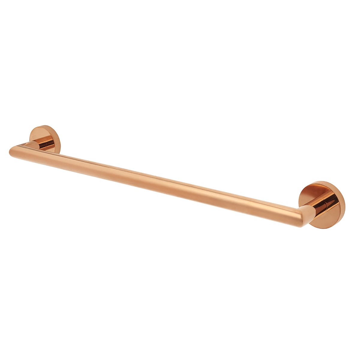 Knurled Towel Rail - 500 x 70 x 57mm - Bronze
