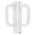 White uPVC Patio Dummy Door Handles