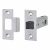 2648 Tubular Mortice Latch - 80mm Case - 57mm Backset - Square - Silver Enamel