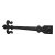 Antique Fleur de Lys Door Hinge Front - 457 x 120mm - Antique Black Iron