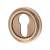 Parisian Escutcheon - 53mm Diameter - Euro - Antique Brass