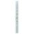 Raised Bookcase Strip - 1829 x 24mm - Bright Zinc Plated