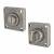 Jesmond Bathroom Door Turn & Release Set - 50mm Diameter - Pewter