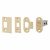 Contract Bolt Through Tubular Latch - 76mm Case - 56mm Backset - Radius/Square - Pol Brass