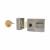 88 Traditional Nightlatch - 60mm Backset - Grey Case/Polished Brass Cylinder