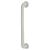 Diamond White Nylon D-Bar Door Pull Handle on Rose - Screw Fix - 600mm c/c