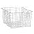 Top Track System - Deep Wire Basket - 527 x 427 x 285mm - Platinum
