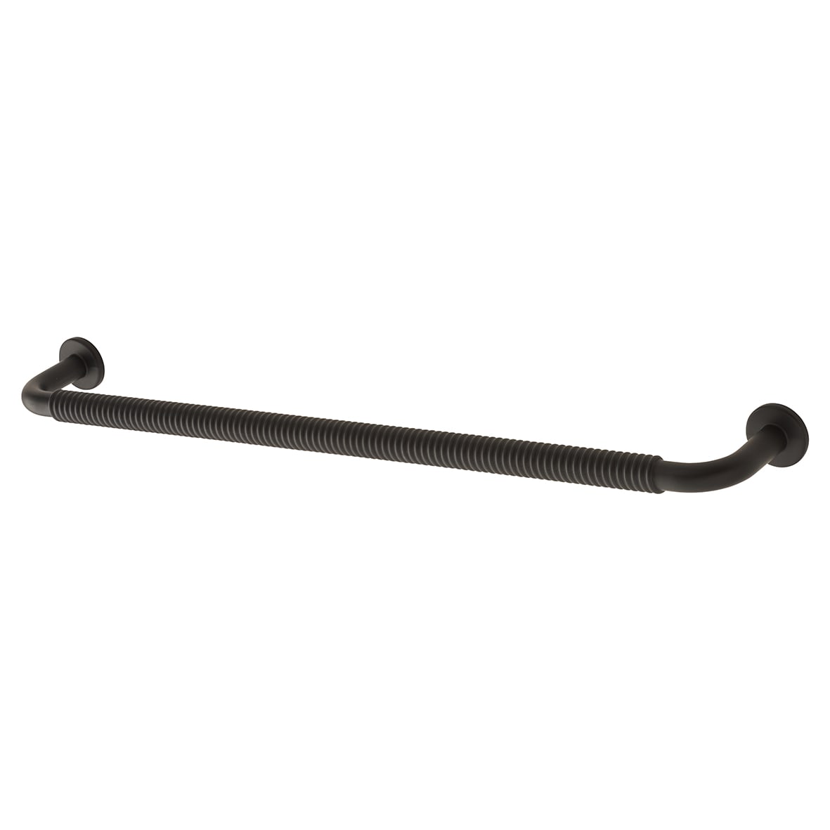 Crewe 10mm Reeded D-Bar Cabinet Pull Handle - 224mm Centres - Matt Black
