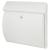 Classic Plastic Postbox - 375 x 384 x 145mm - White