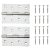 Steel Butt Door Hinge - 100 x 67mm - Chrome - Pair