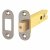 5mm Bolt Through Tubular Bathroom Deadbolt - 103mm Case - 82mm Backset - Radius - Black Nickel
