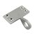 Top Rail Mounting Sash Window Ring Lift - 48 x 22mm - Polished Chrome