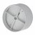 Back Draught Shutter - 4"/100mm - White