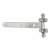 Light Duty Reversible Hook & Band Gate Hinge - 350 x 45mm - Galvanised - Pair