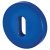Nylon Escutcheon - 52mm Diameter - Keyhole - Cobalt Blue - Pair