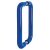 Cobalt Blue Nylon D-Bar Door Pull Handles - Back to Back - 220mm c/c