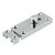 Polished Chrome Bathroom Slip Straight Barrel Bolt - 65 x 25mm