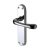 Polished Chrome Latch Door Handles - Donna Range - 183 x 42mm
