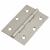 Pressed Butt Door Hinge - 76 x 51 x 1.5mm - Satin Stainless Steel - Pair