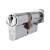 10 Pin 70mm Euro Thumbturn Cylinder - 35mm Turn + 35mm - Polished Chrome - Master Keyed