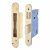 Bolt Through 5 Lever Sashlock - 78mm Case - 57mm Backset - Radius - PVD Brass