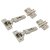 CLIP Top Soft Close Cabinet Hinge Pack with 0mm Mounting Plates - 110° - Overlay - Pair
