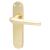 Polished Brass Latch Door Handles - Naples Range - 182 x 40mm