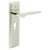 Polished Nickel Fire Rated Euro Lock Door Handles - Fitzrovia - 200 x 55mm