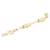 French Door Bolt/Flat Section Bolt - 202 x 42mm - Polished Brass