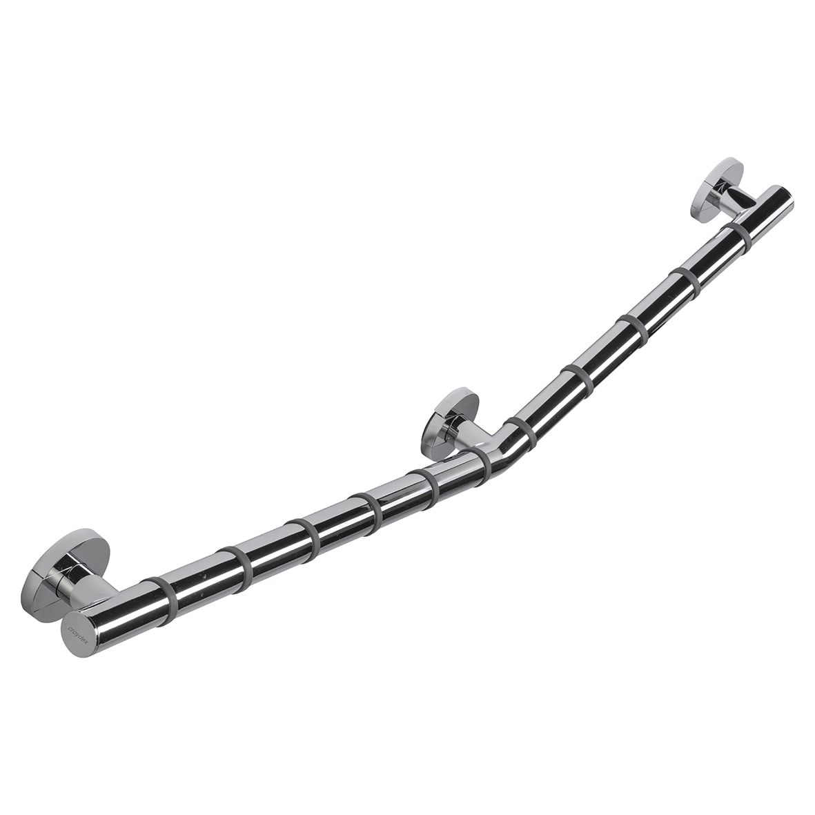 32mm Grab 'n' Grip Non Slip Angled Grab Rail - 905mm Length - Polished Chrome