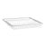 Top Track System - Click In Shallow Wire Basket & Gliding Frame - 610 x 440 x 85mm - White