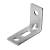 Fascia Bracket - 46 x 35 x 20mm - Zinc Plated - Pack of 10
