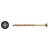 II Stick Fit PoziSquare Countersunk Wood Screws - 4.0 x 50mm - Yellow Zinc - Pack of 200