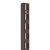 Twin Slot Shelving System - Shelf Wall Upright - 1980mm Length - Graphite