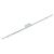 Single U-Rail Offset Espagnolette uPVC Window Lock - 600mm Length - 25mm Backset - 8mm Cam