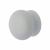 Ceramic/Porcelain Mushroom Round Cabinet Knob - 30mm Diameter - White
