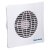 Basic BAS150SLB Axial Bathroom and Kitchen Extractor Fan - White