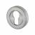 Escutcheon - 52mm Diameter - Euro - Satin Chrome
