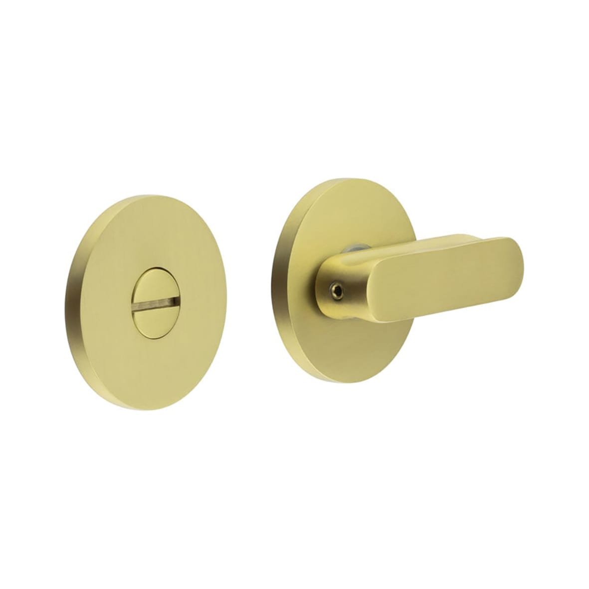 Bathroom Turn & Release - 54mm Diameter - Satin Brass