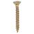 Classic Pozi Countersunk Wood Screws - 5.0 x 40mm - Yellow Zinc - Pack of 200