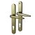 PVD Gold uPVC Multipoint Door Handles - Long Plate - 92mm c/c - Sparta Range
