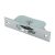 Square Axle Sash Window Pulley - 44mm Curved Metal Wheel - Polished Chrome