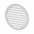 Circular Slotted Vent - 127mm - 4145mm² Free Air Flow - Satin Aluminium