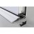 Proline Inward Threshold - 1000mm Length - Inward Opening Doors - Mill Silver