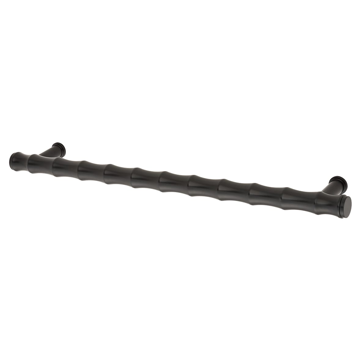 Crispin Bamboo 15mm T-Bar Cabinet Pull Handle - 224mm Centres - Matt Black