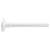 Shower Rail - L Shaped - Telescopic Rod - 1400-2600mm Length - White
