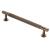 12.5mm Lines T-Bar Cabinet Pull Handle - 160mm Centres - Antique Brass