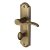 Marcus Antique Brass Scroll Bathroom Door Handles - Howard Range - 171 x 48mm