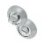 Bathroom Turn & Release - 50mm Diameter - Satin Chrome